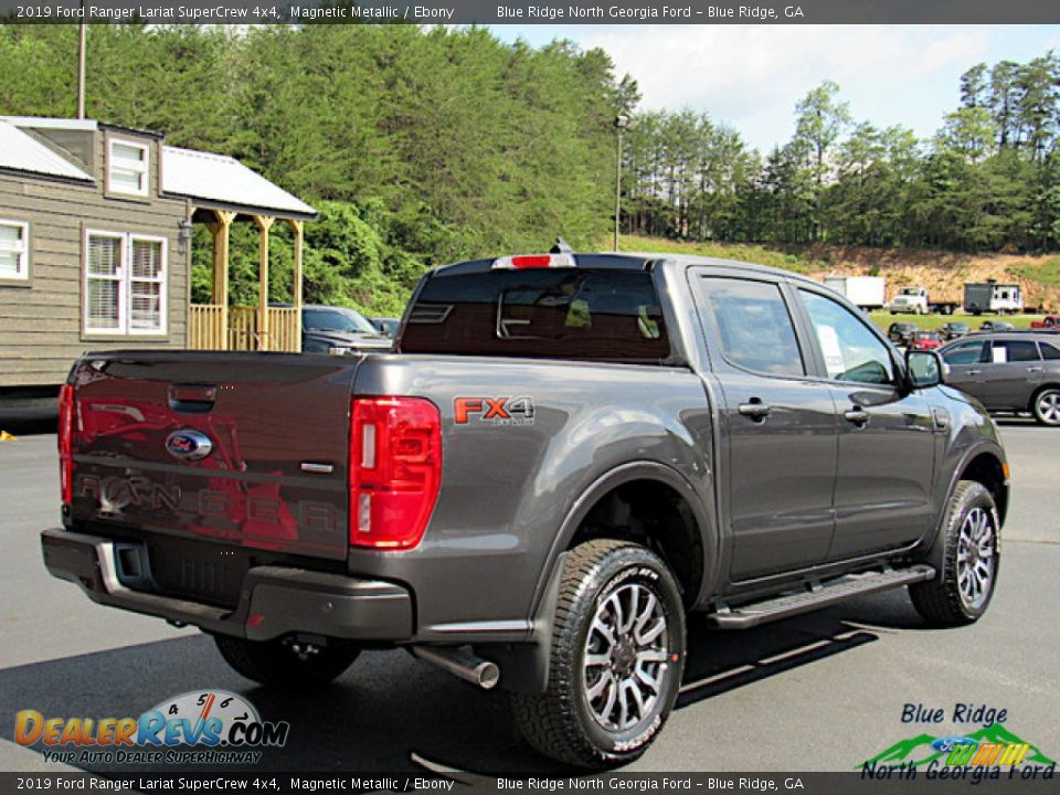 2019 Ford Ranger Lariat SuperCrew 4x4 Magnetic Metallic / Ebony Photo #5