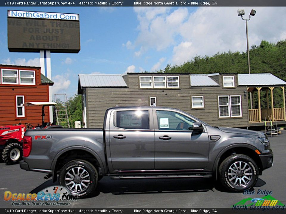 2019 Ford Ranger Lariat SuperCrew 4x4 Magnetic Metallic / Ebony Photo #6