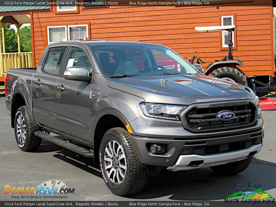 2019 Ford Ranger Lariat SuperCrew 4x4 Magnetic Metallic / Ebony Photo #7