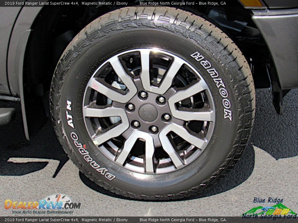 2019 Ford Ranger Lariat SuperCrew 4x4 Magnetic Metallic / Ebony Photo #9