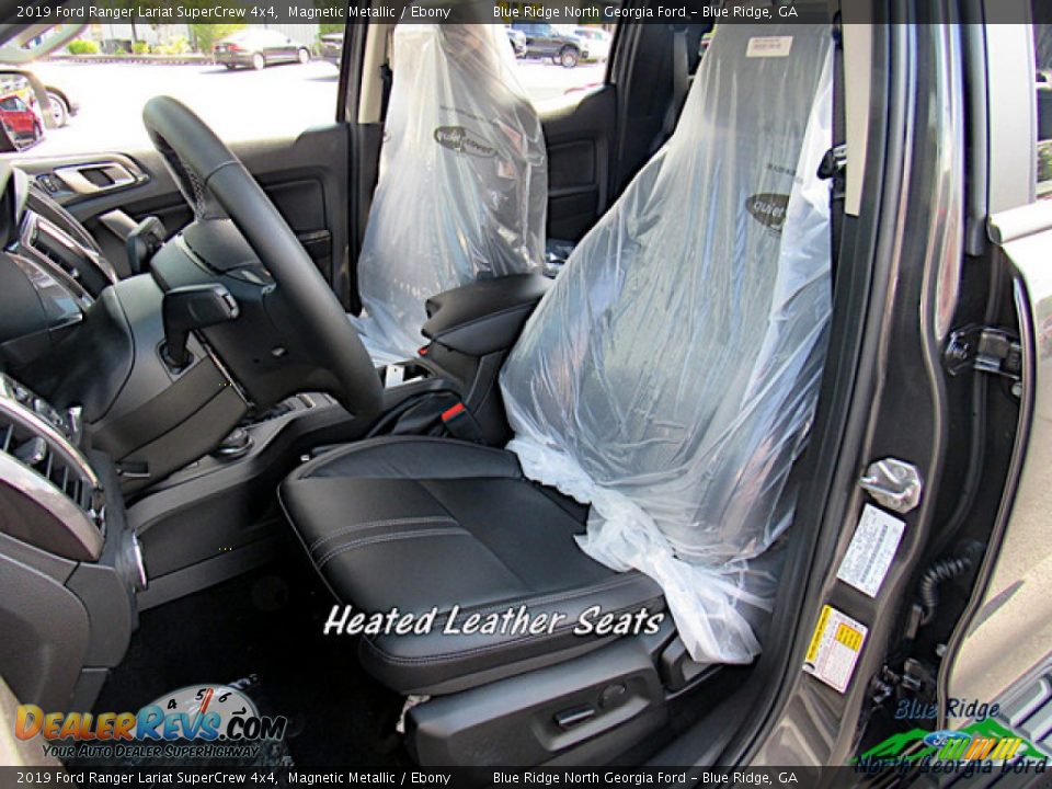 2019 Ford Ranger Lariat SuperCrew 4x4 Magnetic Metallic / Ebony Photo #10