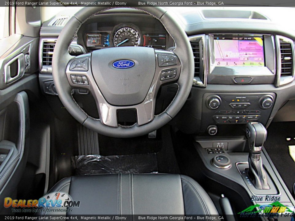 2019 Ford Ranger Lariat SuperCrew 4x4 Magnetic Metallic / Ebony Photo #14
