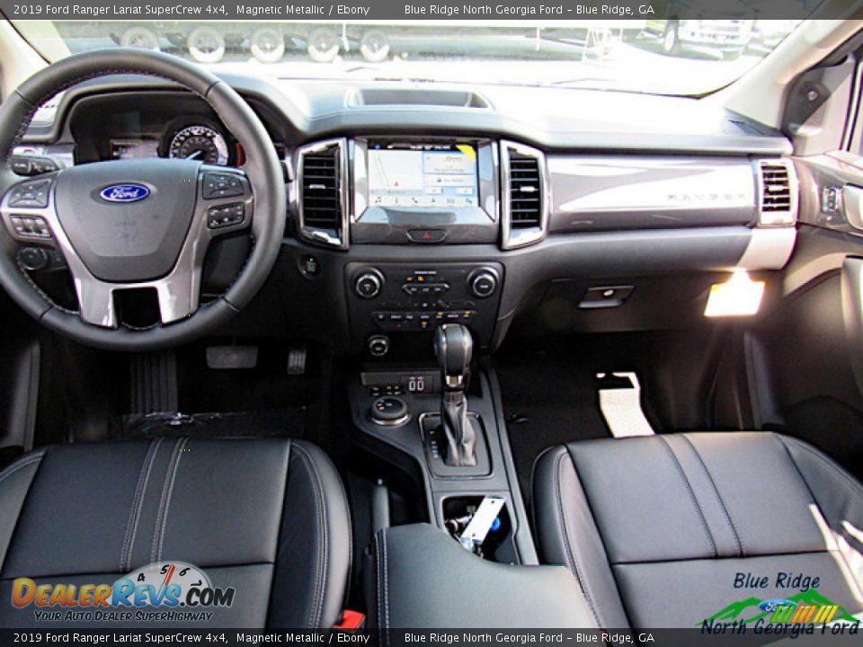 2019 Ford Ranger Lariat SuperCrew 4x4 Magnetic Metallic / Ebony Photo #15