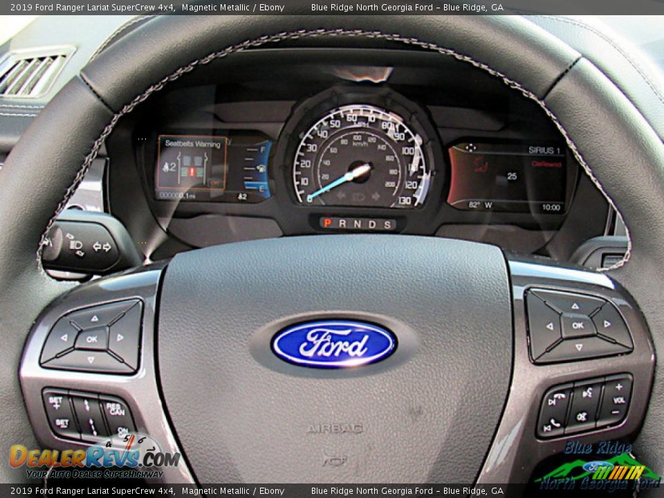 2019 Ford Ranger Lariat SuperCrew 4x4 Magnetic Metallic / Ebony Photo #17