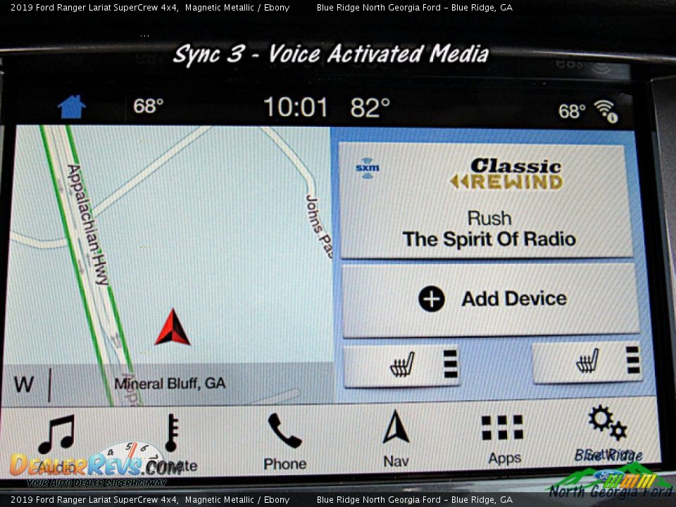 2019 Ford Ranger Lariat SuperCrew 4x4 Magnetic Metallic / Ebony Photo #19