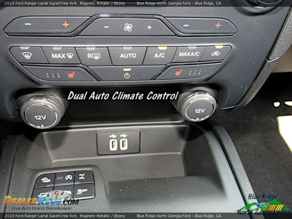 2019 Ford Ranger Lariat SuperCrew 4x4 Magnetic Metallic / Ebony Photo #22