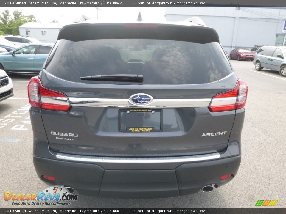 2019 Subaru Ascent Premium Magnetite Gray Metallic / Slate Black Photo #5