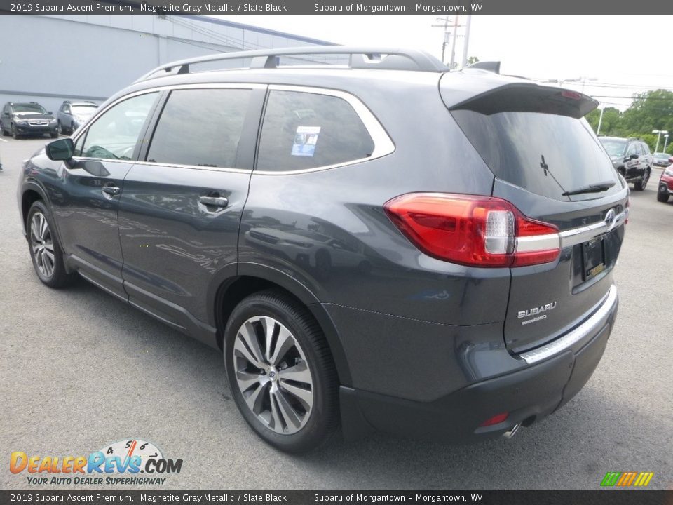 2019 Subaru Ascent Premium Magnetite Gray Metallic / Slate Black Photo #6