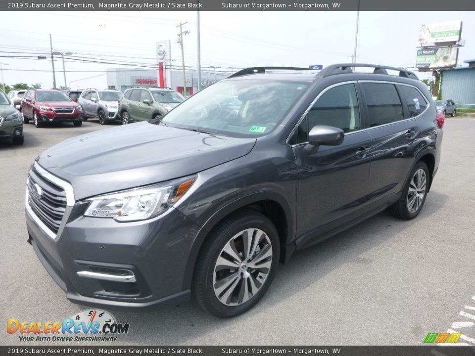 2019 Subaru Ascent Premium Magnetite Gray Metallic / Slate Black Photo #7