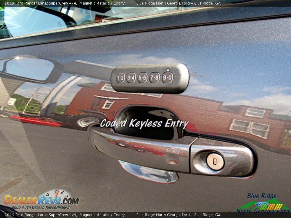 2019 Ford Ranger Lariat SuperCrew 4x4 Magnetic Metallic / Ebony Photo #25