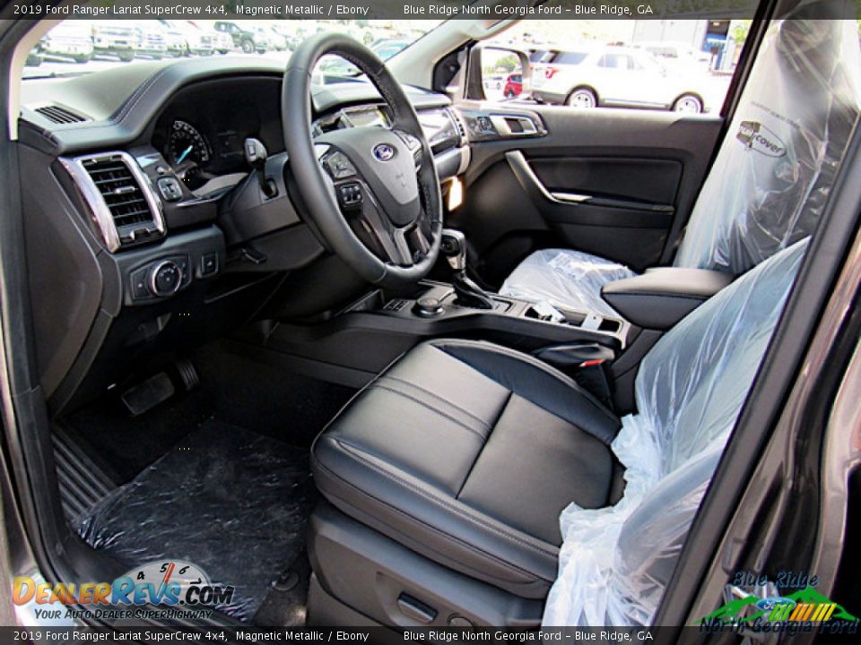 2019 Ford Ranger Lariat SuperCrew 4x4 Magnetic Metallic / Ebony Photo #27