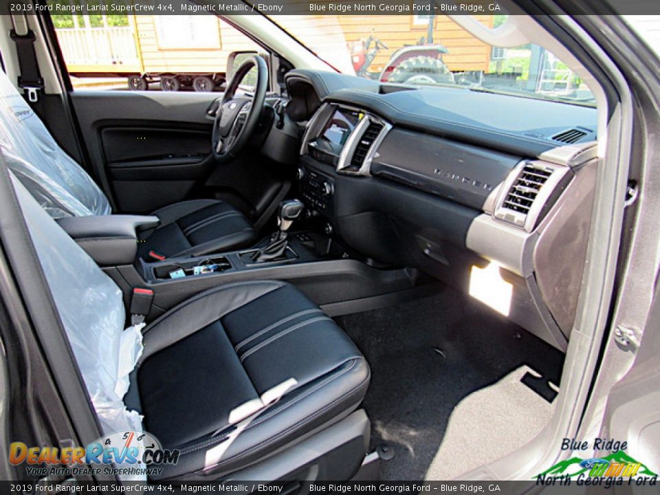 2019 Ford Ranger Lariat SuperCrew 4x4 Magnetic Metallic / Ebony Photo #28