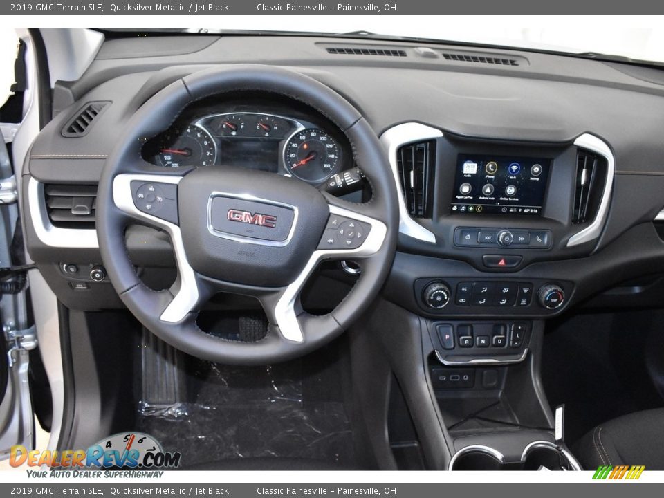 2019 GMC Terrain SLE Quicksilver Metallic / Jet Black Photo #8