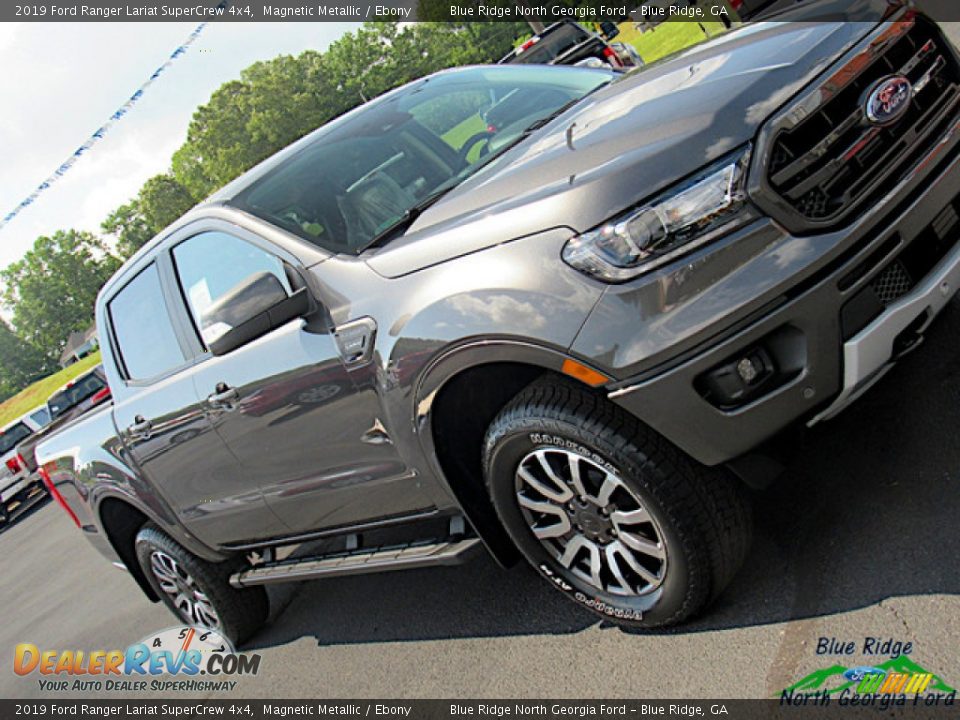 2019 Ford Ranger Lariat SuperCrew 4x4 Magnetic Metallic / Ebony Photo #31