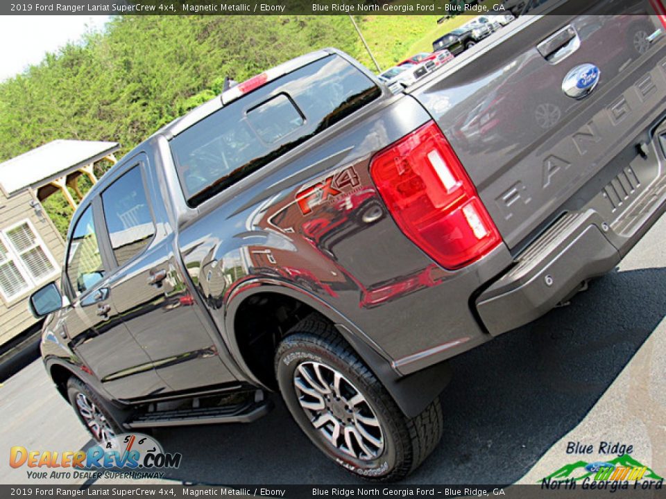 2019 Ford Ranger Lariat SuperCrew 4x4 Magnetic Metallic / Ebony Photo #33