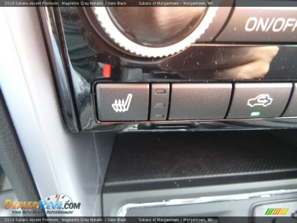 2019 Subaru Ascent Premium Magnetite Gray Metallic / Slate Black Photo #19