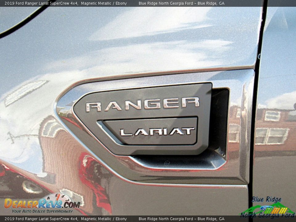 2019 Ford Ranger Lariat SuperCrew 4x4 Magnetic Metallic / Ebony Photo #34