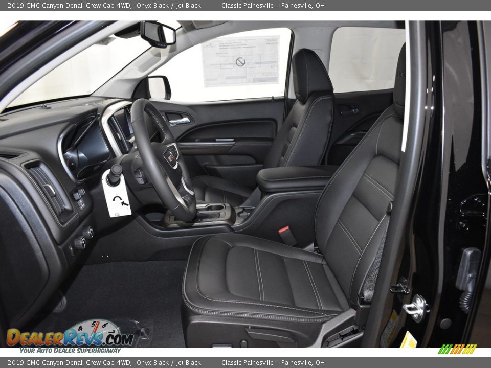 2019 GMC Canyon Denali Crew Cab 4WD Onyx Black / Jet Black Photo #6