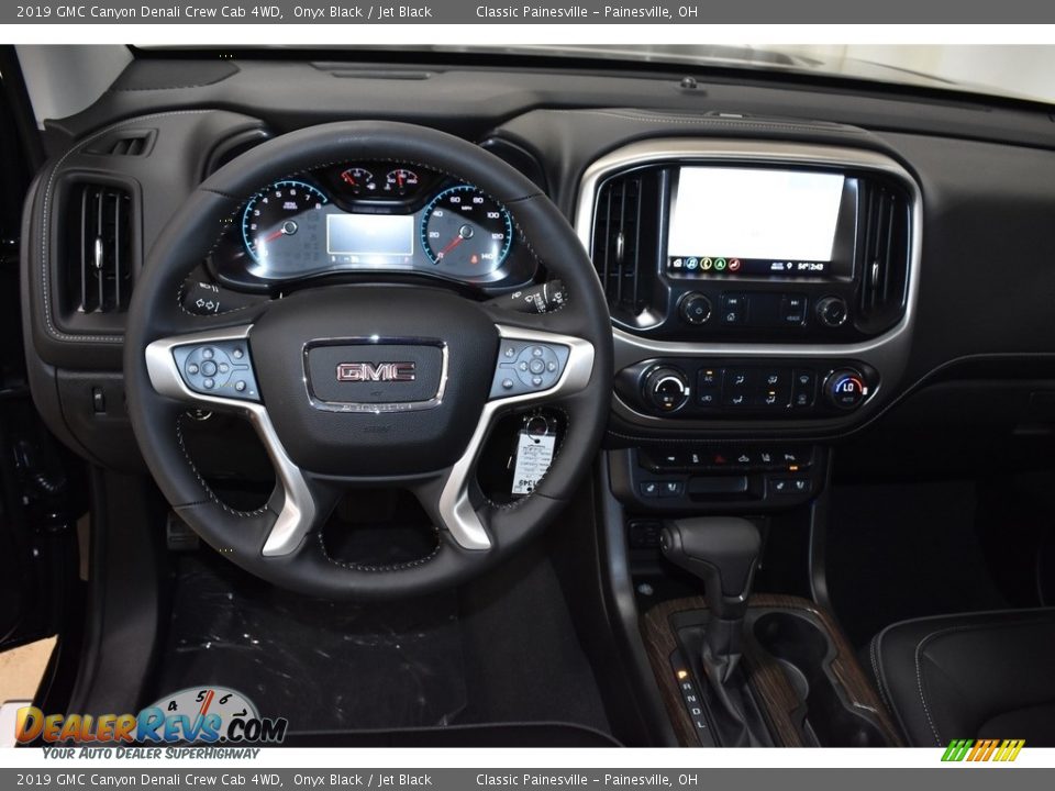2019 GMC Canyon Denali Crew Cab 4WD Onyx Black / Jet Black Photo #8