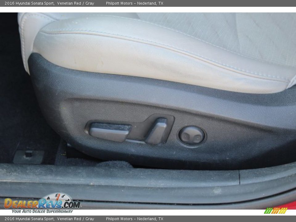 2016 Hyundai Sonata Sport Venetian Red / Gray Photo #11