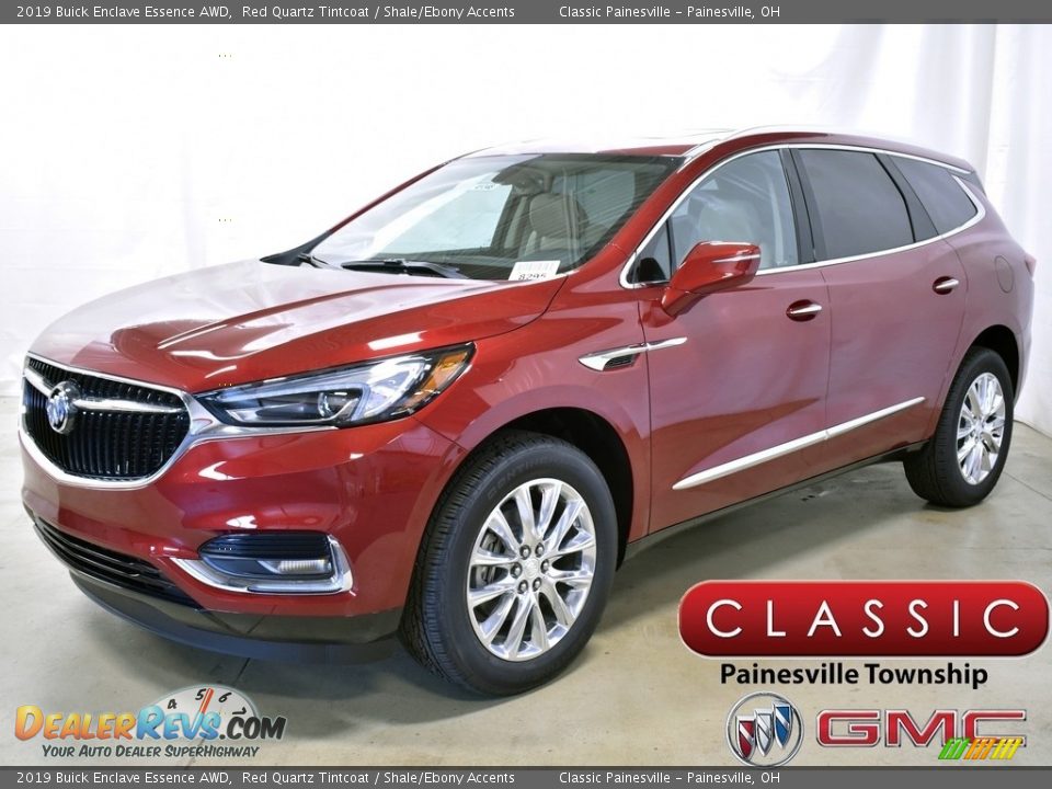 2019 Buick Enclave Essence AWD Red Quartz Tintcoat / Shale/Ebony Accents Photo #1