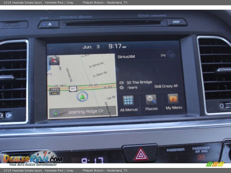 2016 Hyundai Sonata Sport Venetian Red / Gray Photo #16
