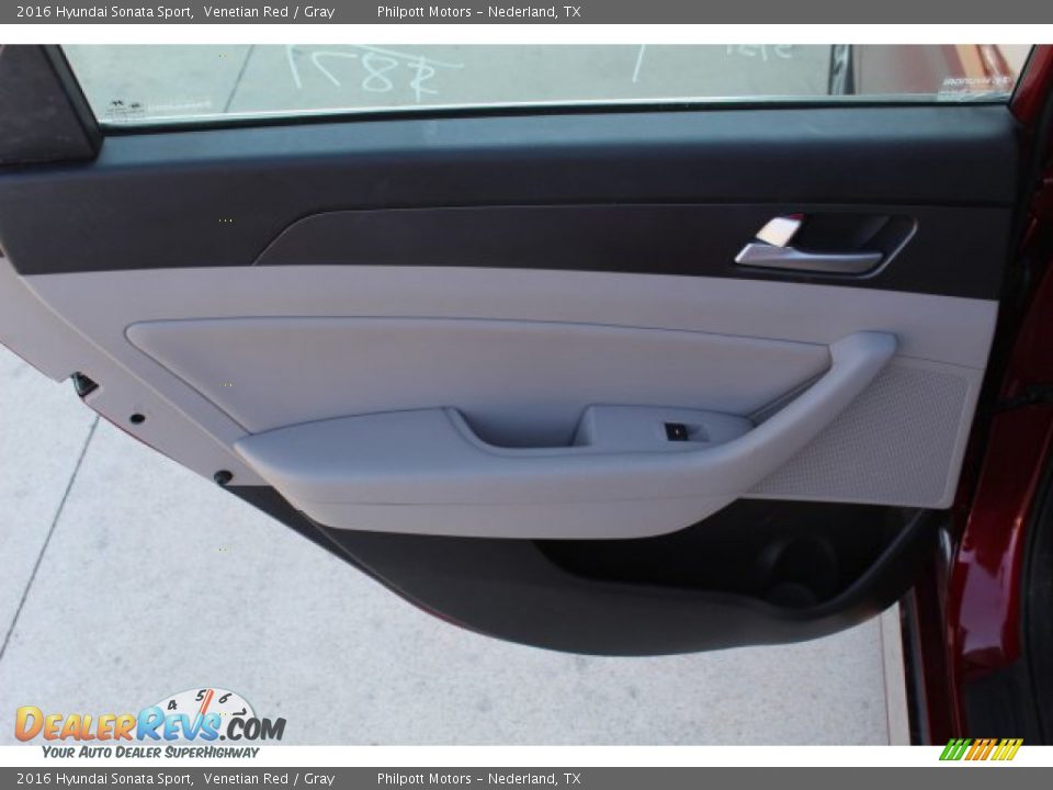 2016 Hyundai Sonata Sport Venetian Red / Gray Photo #19