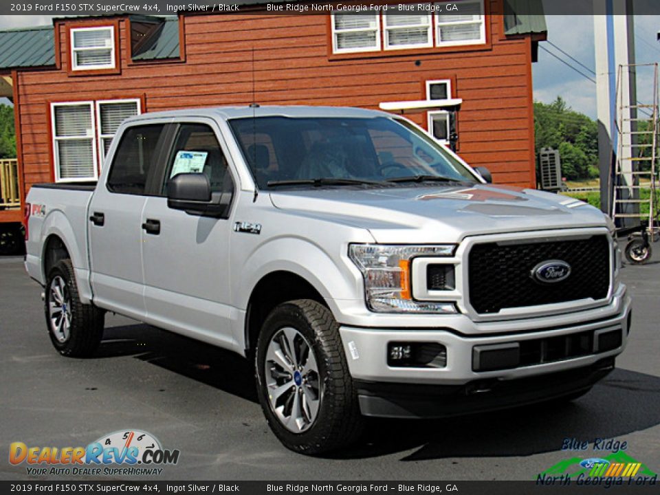 2019 Ford F150 STX SuperCrew 4x4 Ingot Silver / Black Photo #7