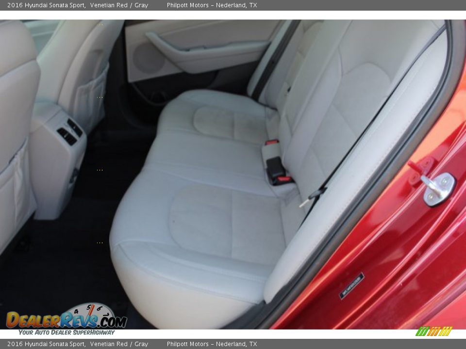 2016 Hyundai Sonata Sport Venetian Red / Gray Photo #20