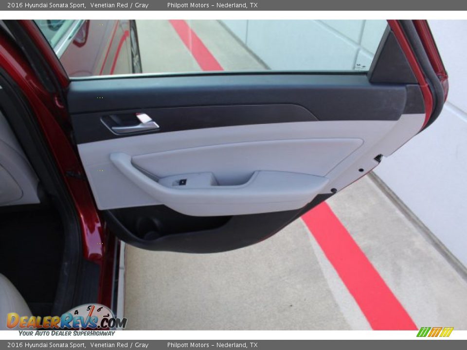 2016 Hyundai Sonata Sport Venetian Red / Gray Photo #24