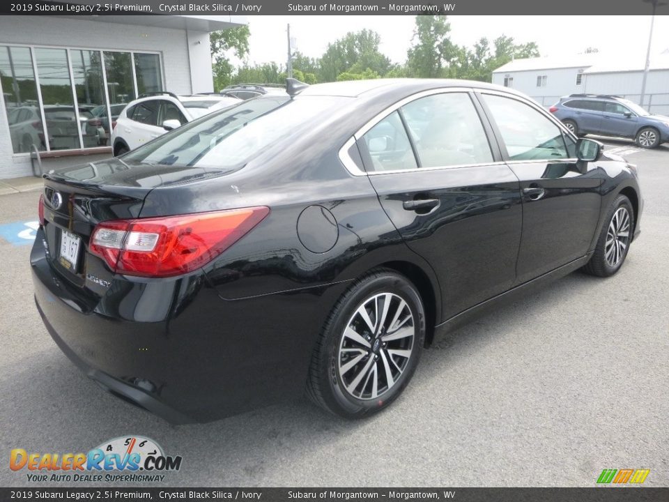 2019 Subaru Legacy 2.5i Premium Crystal Black Silica / Ivory Photo #4