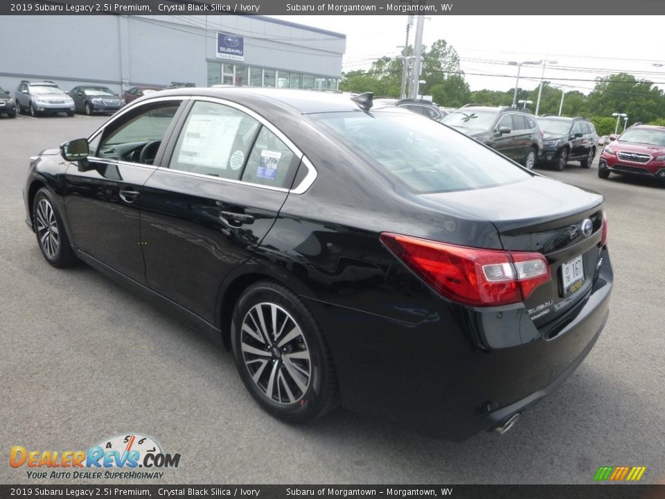 2019 Subaru Legacy 2.5i Premium Crystal Black Silica / Ivory Photo #6