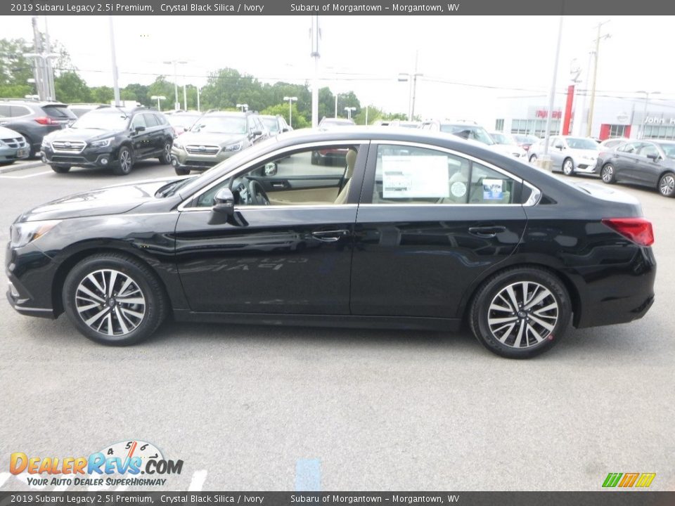 2019 Subaru Legacy 2.5i Premium Crystal Black Silica / Ivory Photo #7