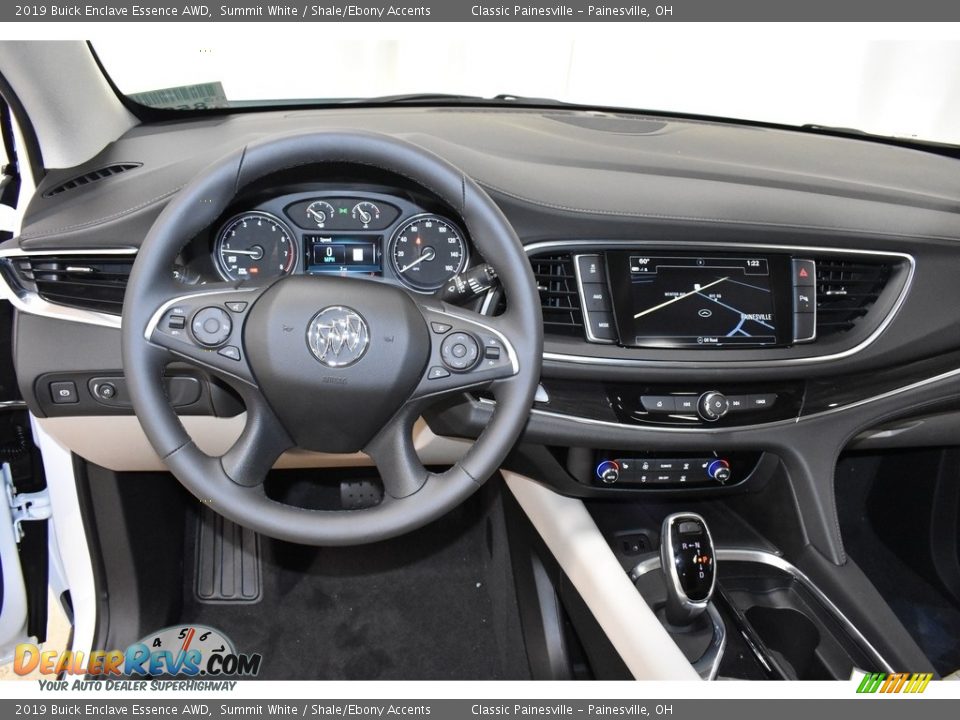 2019 Buick Enclave Essence AWD Summit White / Shale/Ebony Accents Photo #10