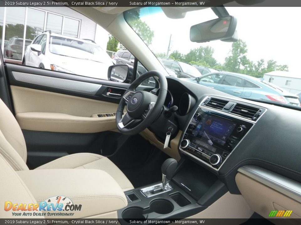 2019 Subaru Legacy 2.5i Premium Crystal Black Silica / Ivory Photo #11