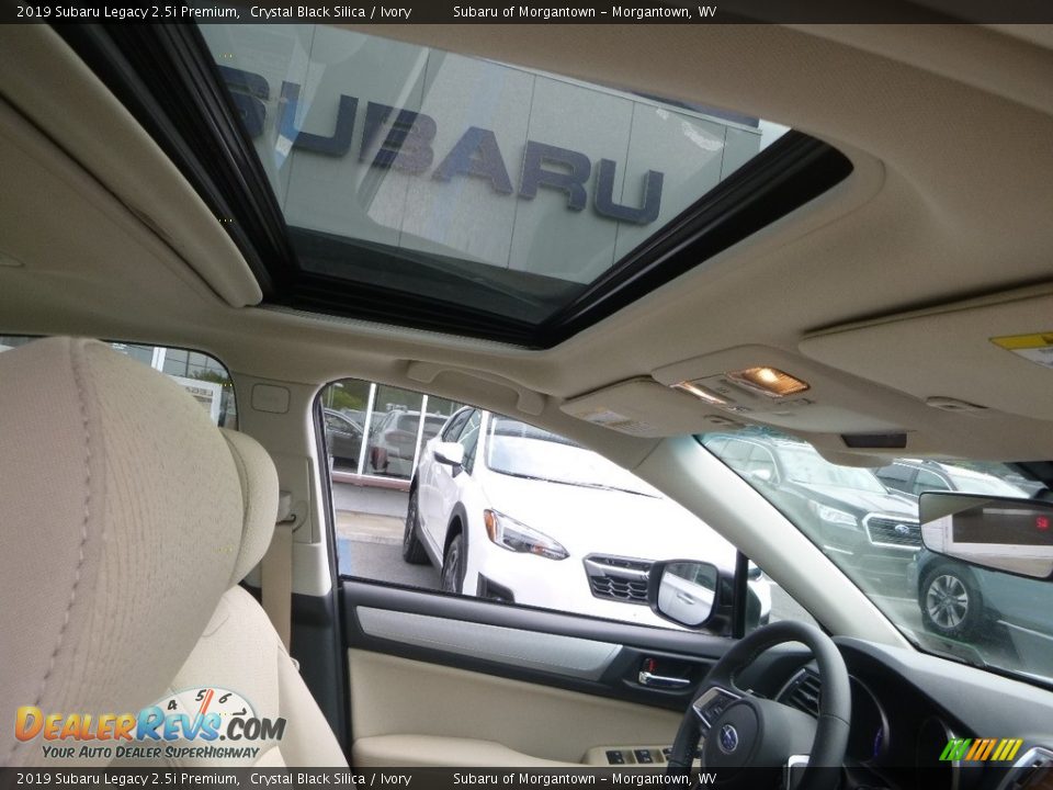 2019 Subaru Legacy 2.5i Premium Crystal Black Silica / Ivory Photo #12