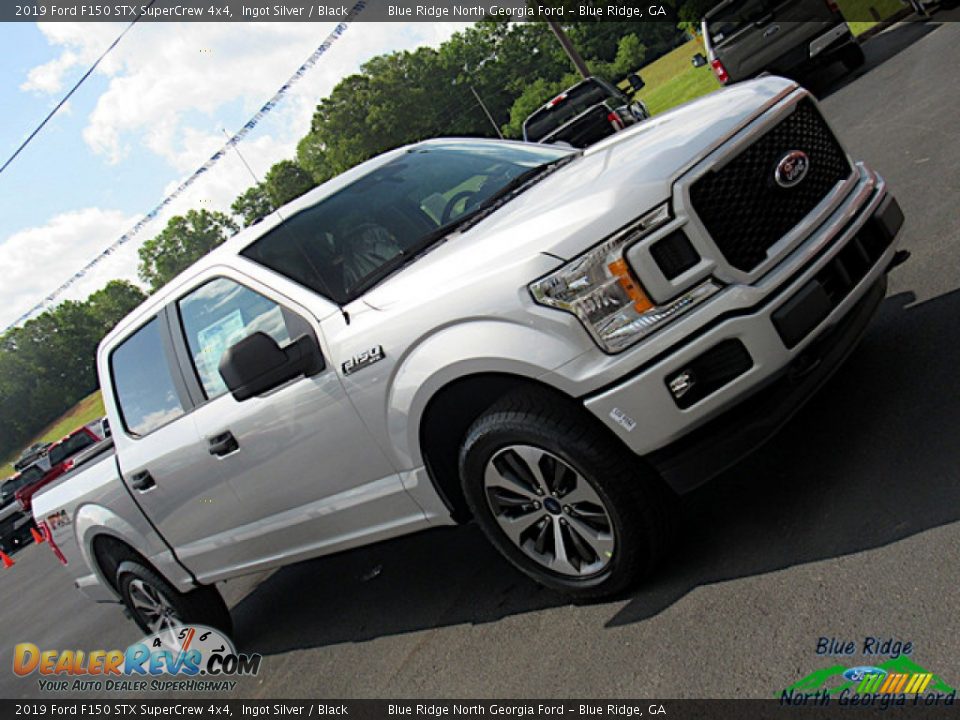 2019 Ford F150 STX SuperCrew 4x4 Ingot Silver / Black Photo #28