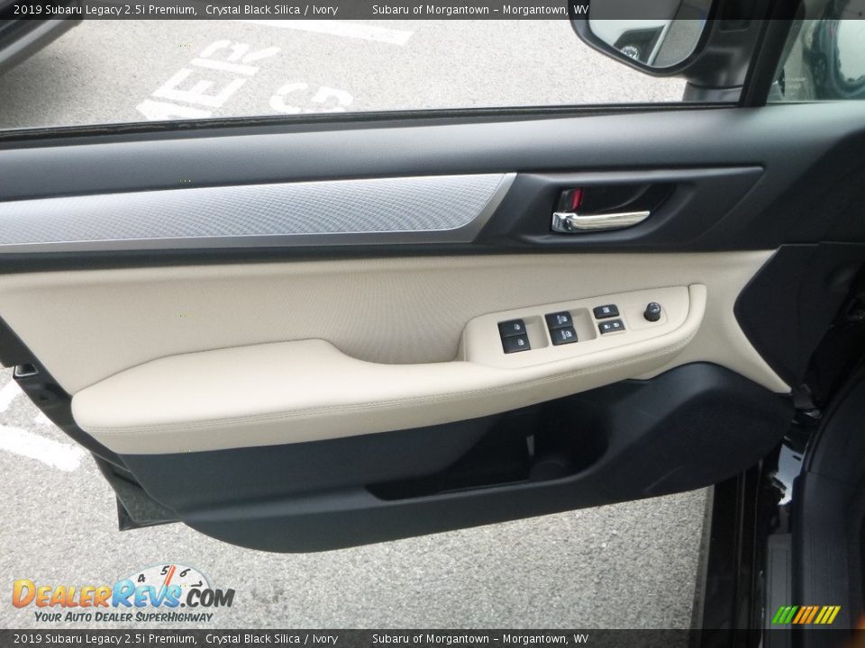 2019 Subaru Legacy 2.5i Premium Crystal Black Silica / Ivory Photo #14