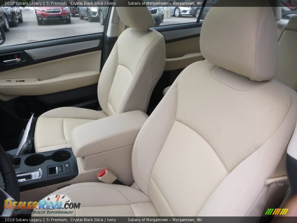 2019 Subaru Legacy 2.5i Premium Crystal Black Silica / Ivory Photo #15