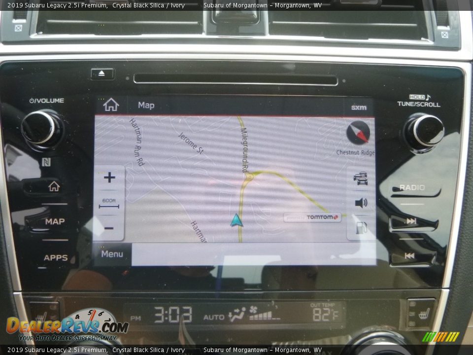 2019 Subaru Legacy 2.5i Premium Crystal Black Silica / Ivory Photo #18