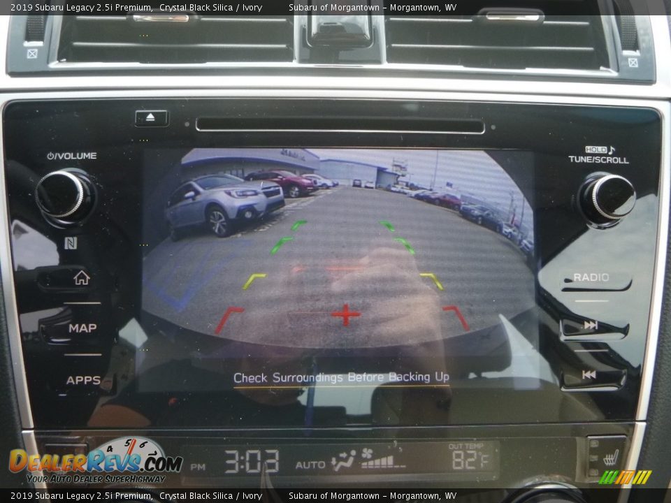 2019 Subaru Legacy 2.5i Premium Crystal Black Silica / Ivory Photo #19