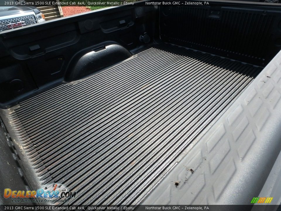 2013 GMC Sierra 1500 SLE Extended Cab 4x4 Quicksilver Metallic / Ebony Photo #14