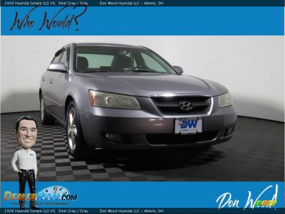 2006 Hyundai Sonata GLS V6 Steel Gray / Gray Photo #1