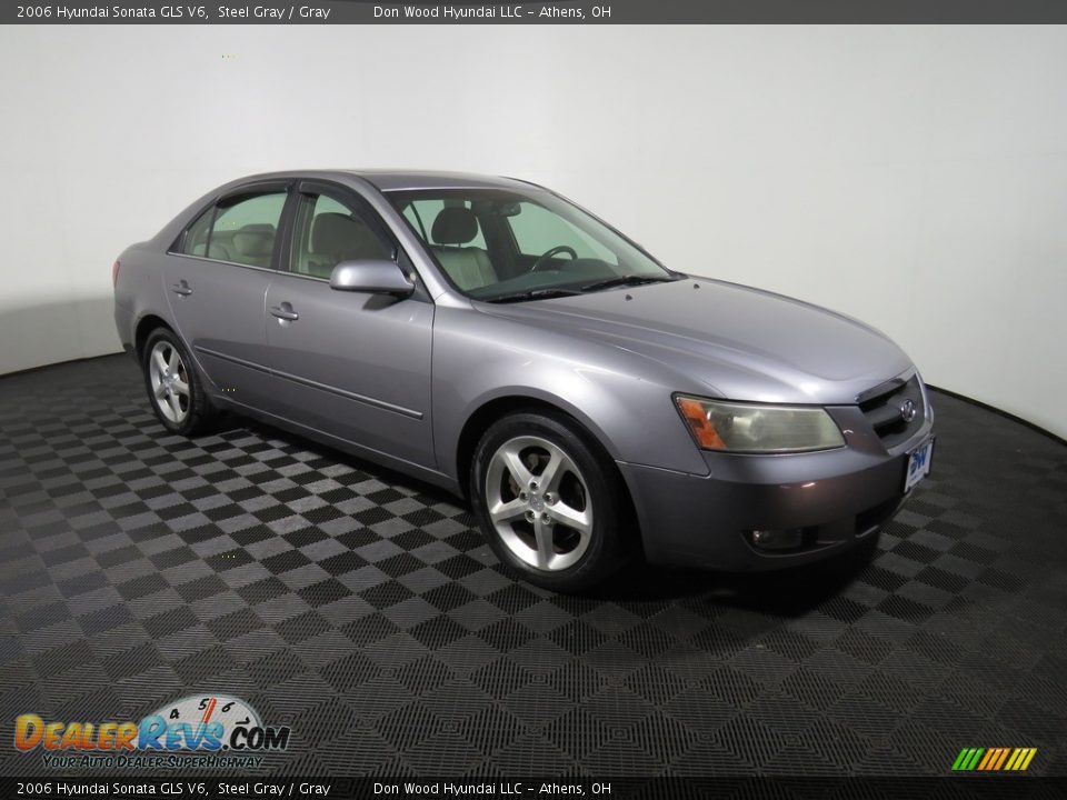 2006 Hyundai Sonata GLS V6 Steel Gray / Gray Photo #2