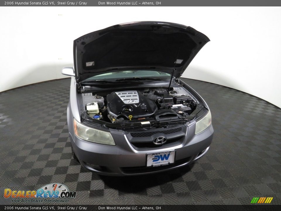 2006 Hyundai Sonata GLS V6 Steel Gray / Gray Photo #5
