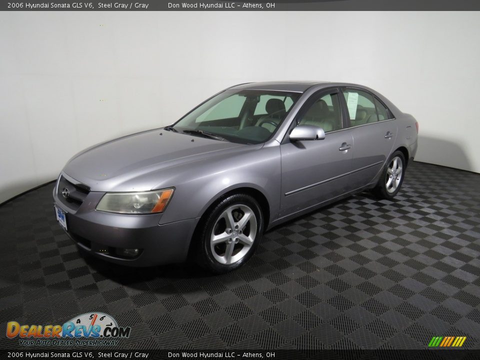 2006 Hyundai Sonata GLS V6 Steel Gray / Gray Photo #7