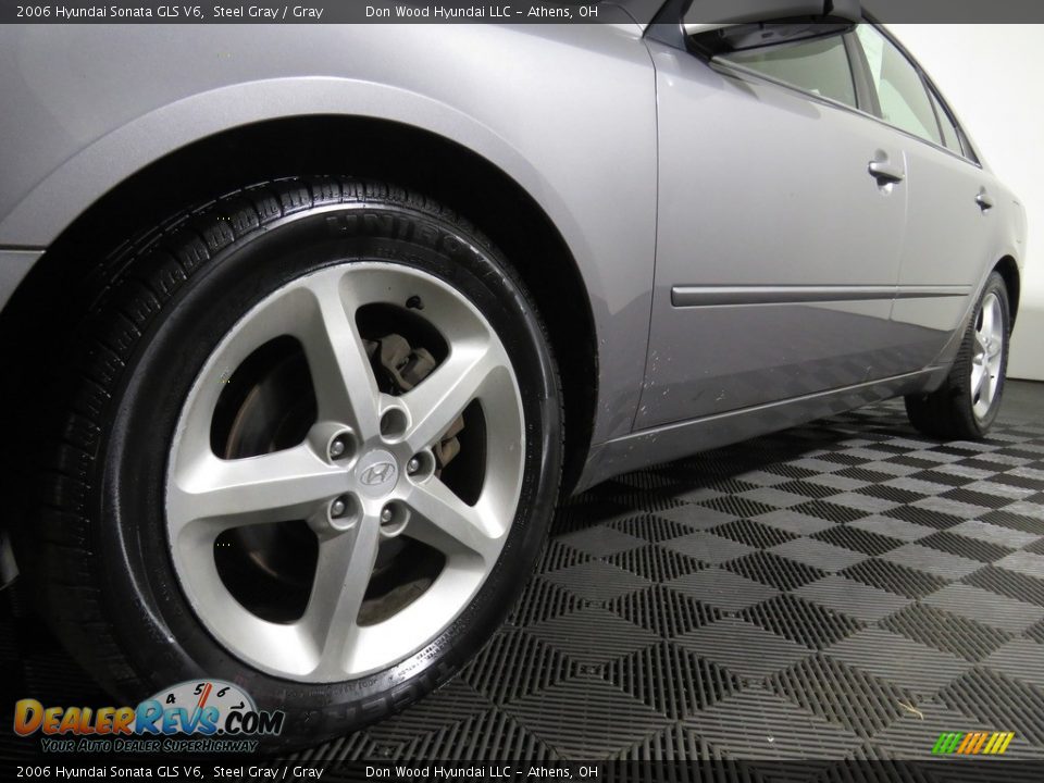 2006 Hyundai Sonata GLS V6 Steel Gray / Gray Photo #8