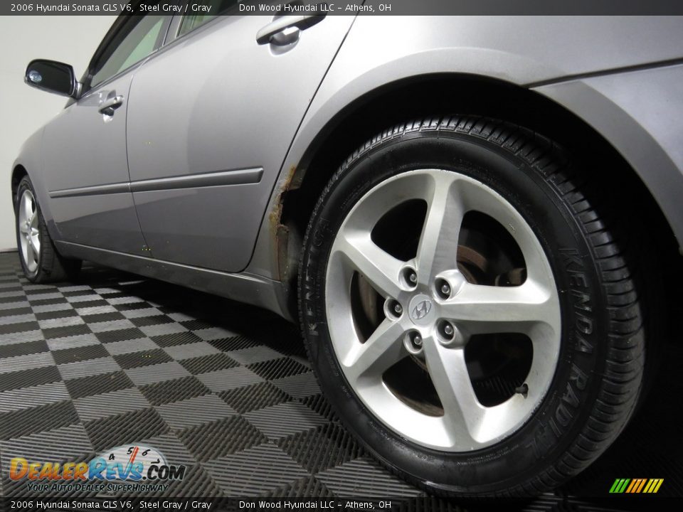2006 Hyundai Sonata GLS V6 Steel Gray / Gray Photo #10