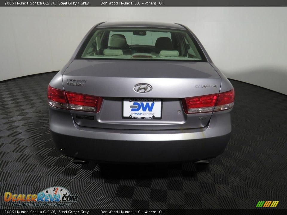 2006 Hyundai Sonata GLS V6 Steel Gray / Gray Photo #11
