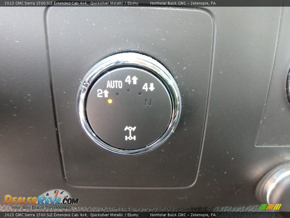 2013 GMC Sierra 1500 SLE Extended Cab 4x4 Quicksilver Metallic / Ebony Photo #25